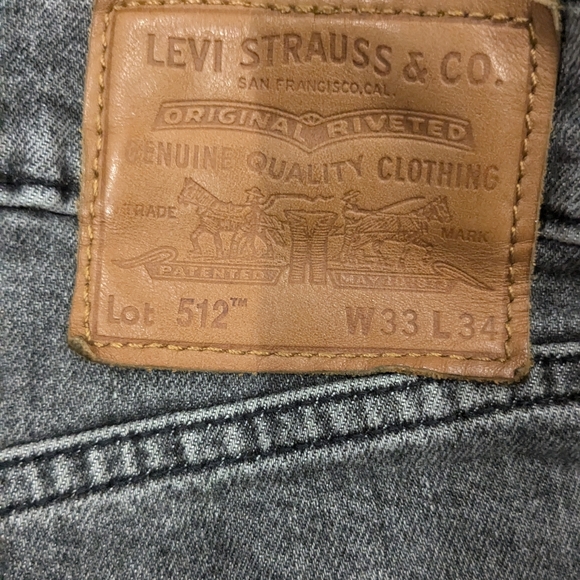 Levi's 512 Premium faded black 33x34 - Picture 7 of 9